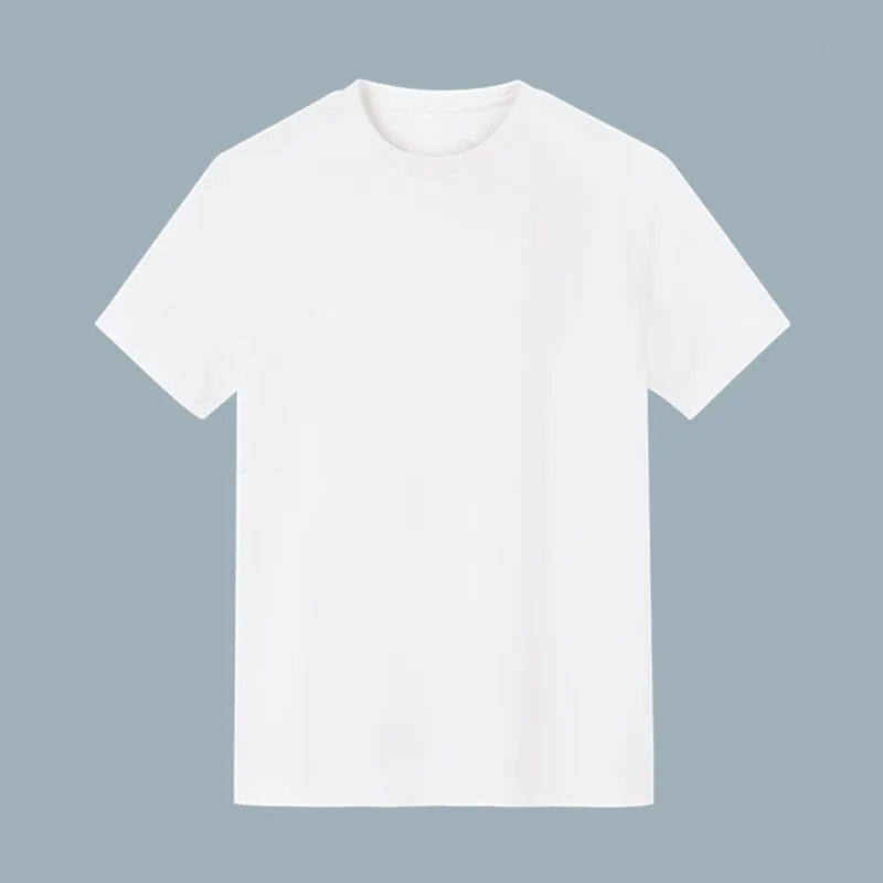 Pure white short sleeves