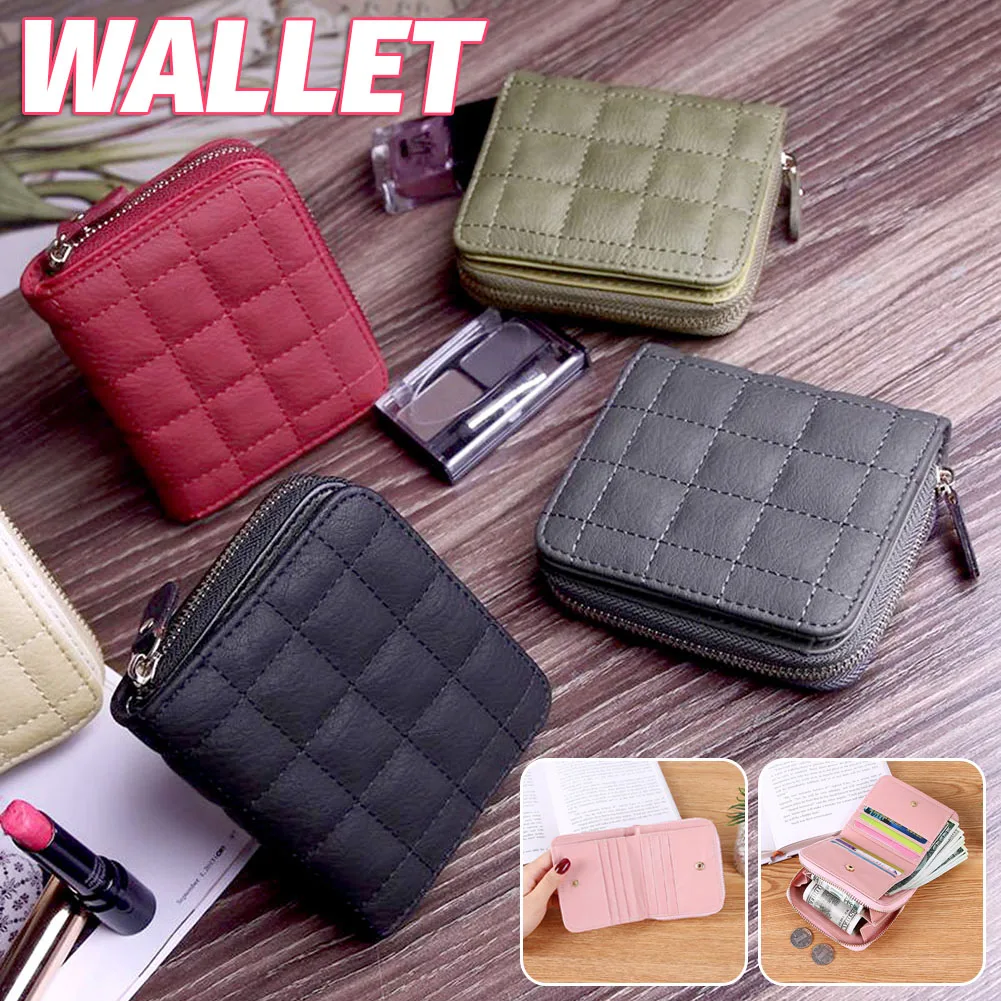 

Women's Small Zipper Portable Lightweight Handy Slim Durable Compact Pract Coin Purse Multiple Colors to Choose From Outdoor