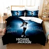 3D Printed Michael Jackson Bedding Set Duvet Cover Bedroom Comforter Single Twin King ​Size Quilt Cover Home Textile 2/3PCS 6