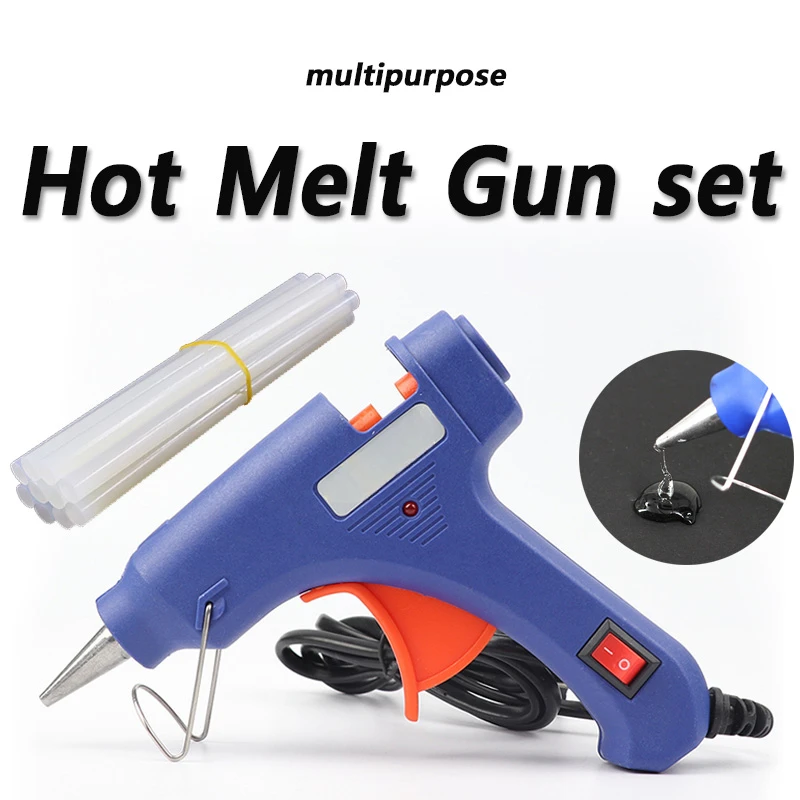 Hot Melt Gun Set for DIY Crafts and Home Repairs