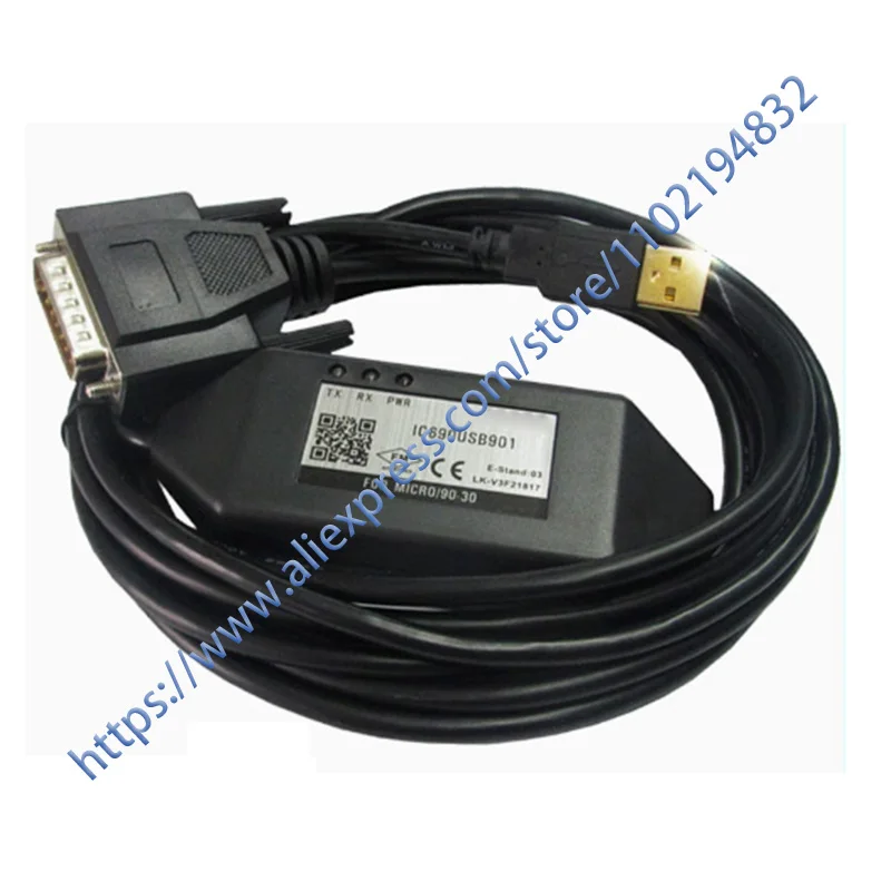 

Программируемый Кабель IC690USB901 для SNP GE90-70 / 90-30 Series PLC/communication/Скачать кабель IC690USB90, 1 шт.
