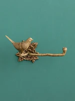 European style antique light luxury decoration hook living room bedroom curtain buckle brass wall hanging fixed curtain hook 1