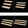 Wood Acrylic Display Stand Display Riser Shelf for Cupcake Perfume Animation Figure Doll Blind Box Shelves Organizers 6