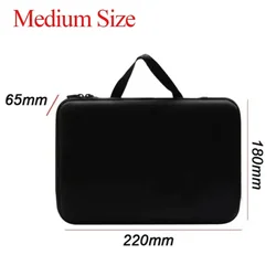 Portable Shockproof DIY Travel Storage Bag with Customizable Foam Insert (Medium Size)
