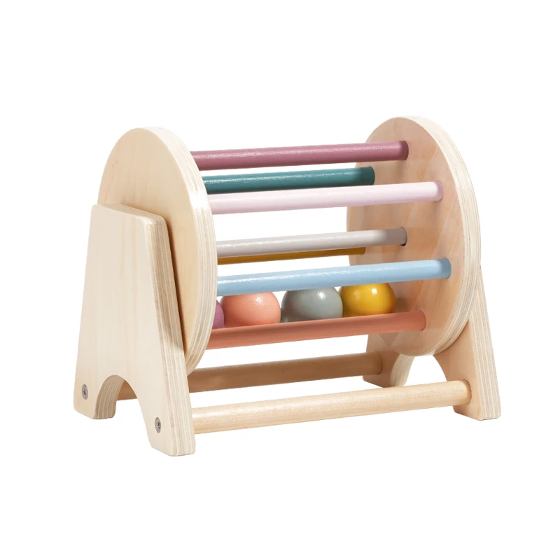 Wooden Baby Teaching Aid Toy Drum