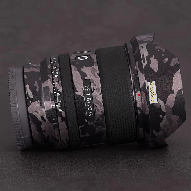  FE 20mm F1.8 GM 렌즈 바디 스티커 보호 스킨 데칼 비닐 랩 필름 안티 스크래치 보호 코트 SEL20F18G 1.8/20
