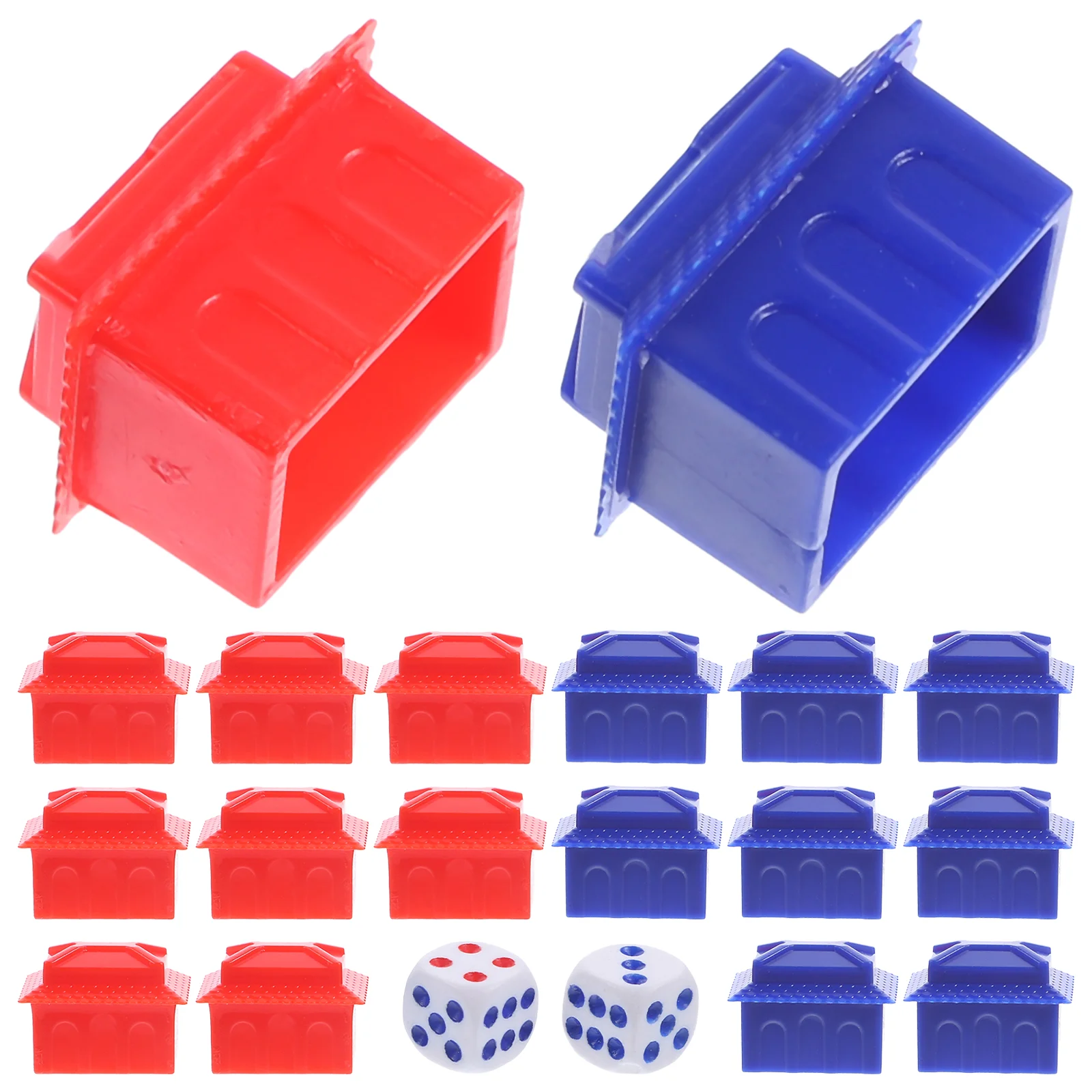 Pezzi Di Scacchi Gioco Hotel House Puntelli Chessmen Giochi Da Tavolo Verde Piccola E Rossa Pedine Di Ricambio Per Scacchiera