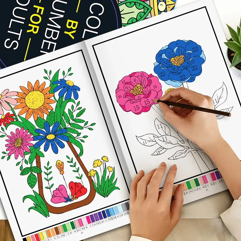 Color by Number Book 7