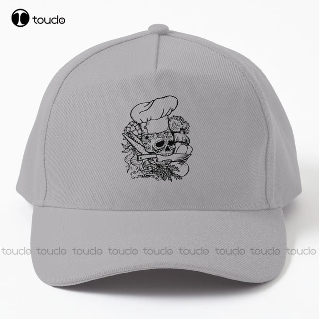 Chef Skull Baseball Cap Cool Hats For Women Outdoor Simple Vintag Visor  Casual Caps Hip Hop Trucker Hats Street Skateboard Funny - AliExpress