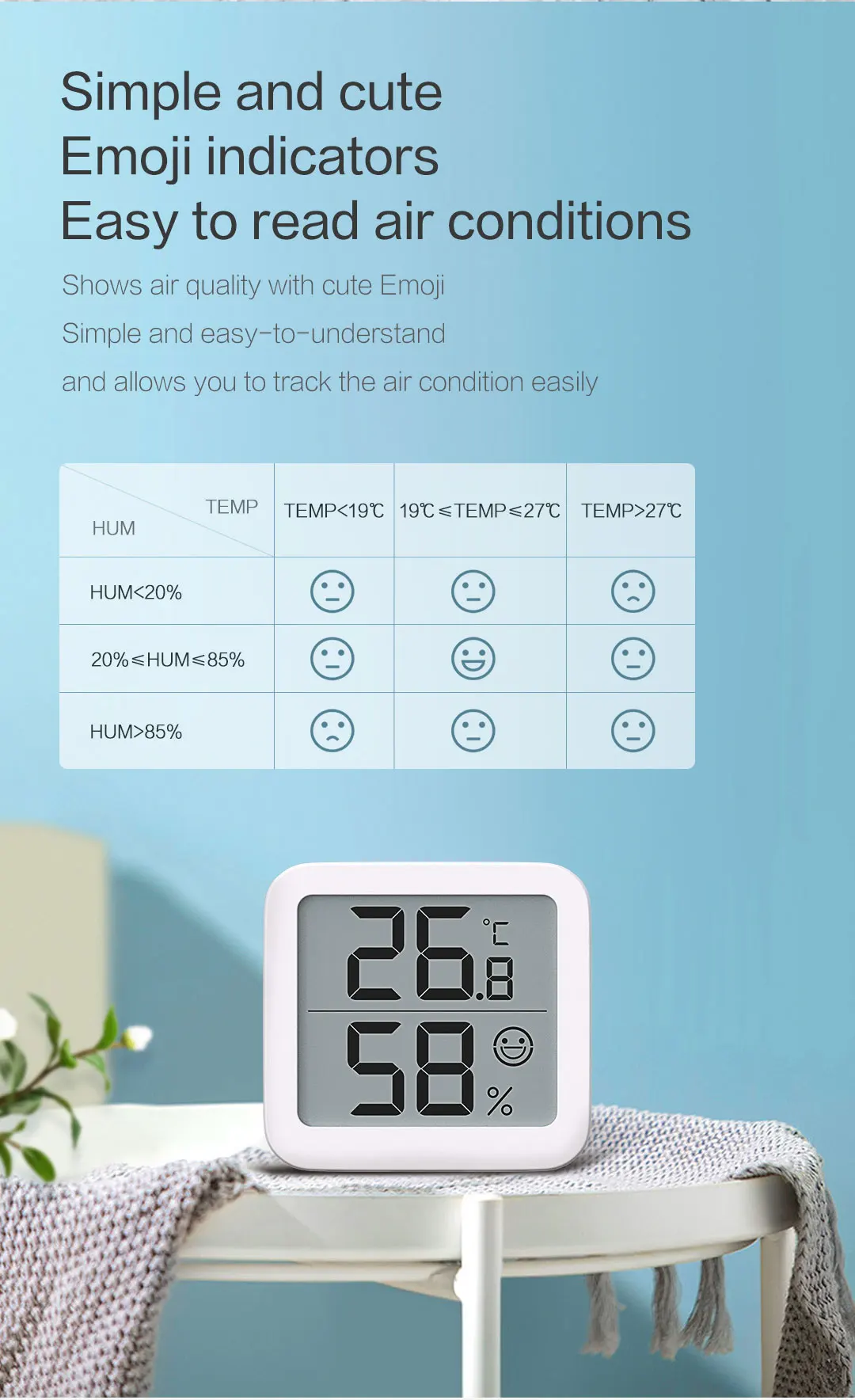 Xiaomi MIprospects-Compteur électronique numérique de température