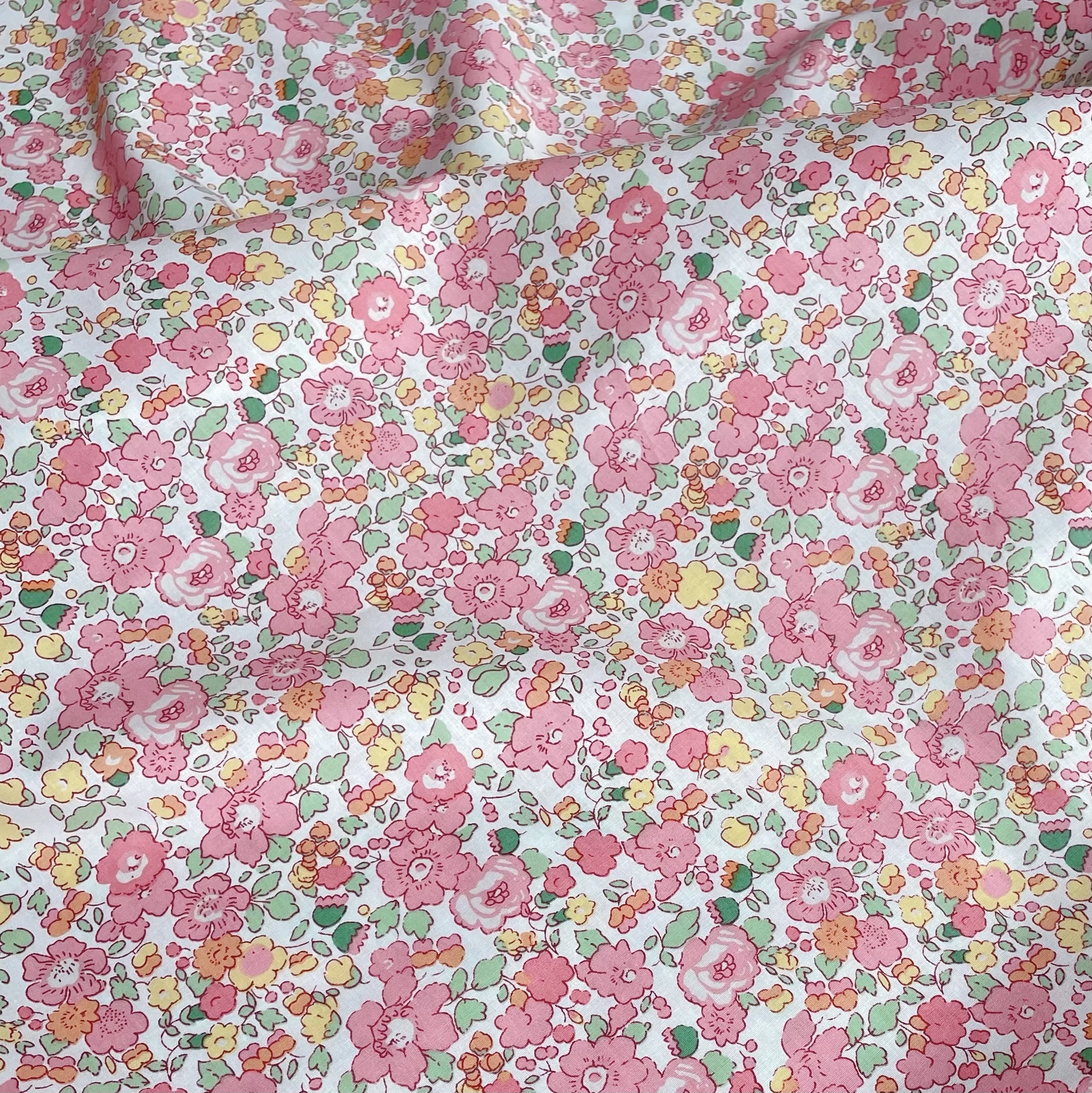 Liberty Floral Poplin Cotton Fabric Digital Printing For Sewing Cloth Dresses Skirt Kids Baby Designer cotton fabric cotton poplin fabric