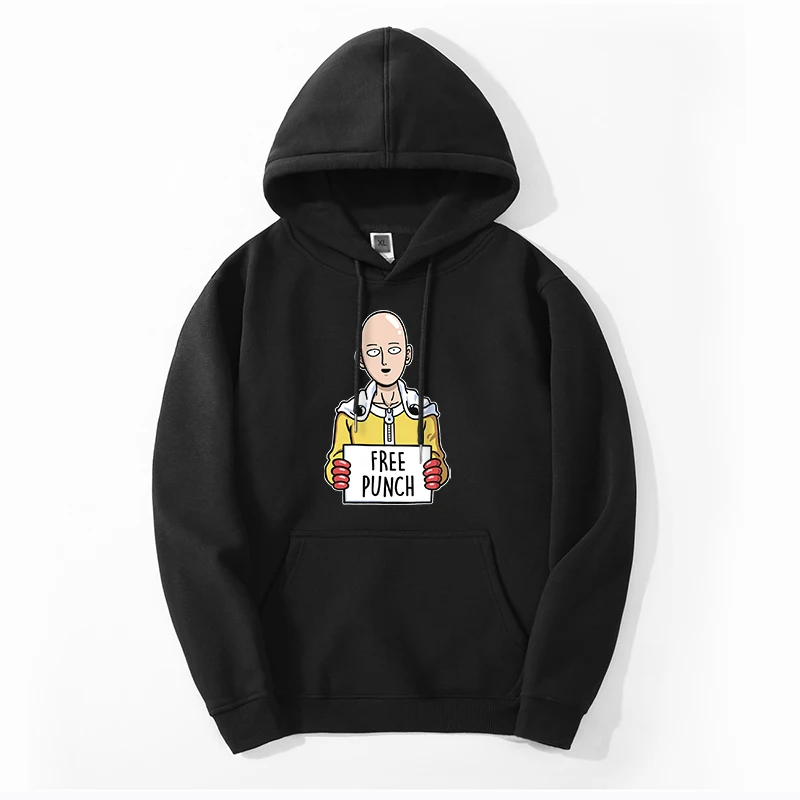 

One Punch Man Saitama Japan Anime Winter Men's Casual Breathable Hoodie Sweatshirts Fashion Breathable Hoody Breathable Hoody