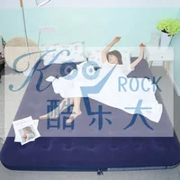 Надувной матрас, автомобильный матрас, уличная кровать на воздушной подушке, складной утолщенный флокированный матрас, домашнее использование — изображение 2