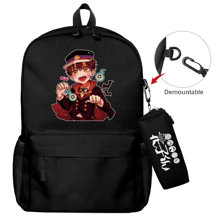 

Anime Toilet-Bound Hanako-kun Backpack Students School Bags Teenager Laptop Backpack Women Men Travel Rucksack