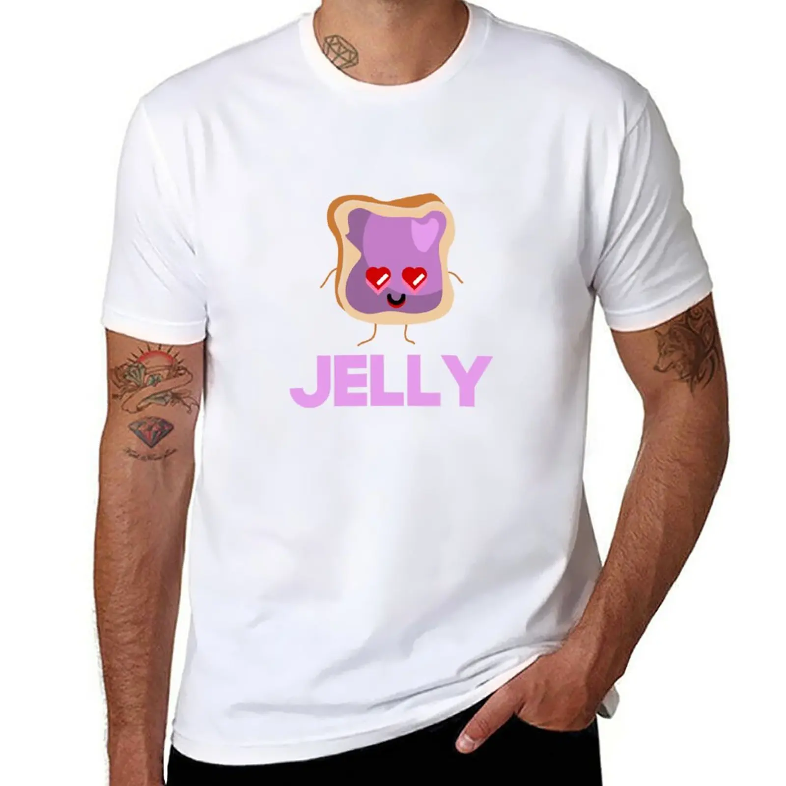 

New Peanut Butter And Jelly Matching Couple Shirt T-Shirt korean fashion graphic t shirt t shirts for men