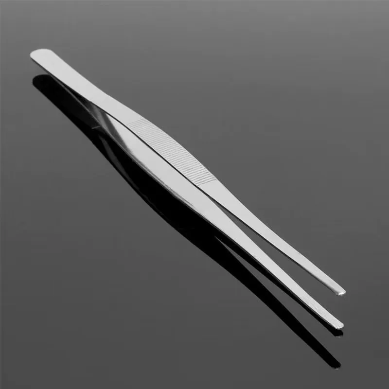 12인치(30cm) 정밀 스테인리스 스틸 핀셋 전문 눈썹 정리 핀셋 여성 남성용 얼굴 털 제거 도구 뷰티 살롱용