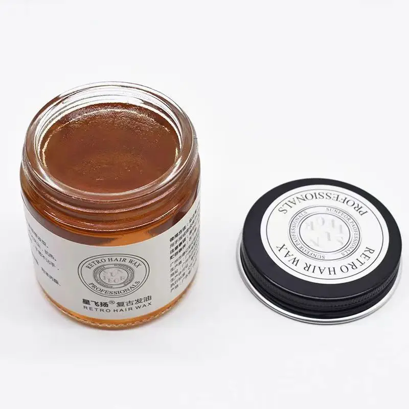 Retro oil balm for men's back styling hair oil for moisturizing styling broken hair sorting wax