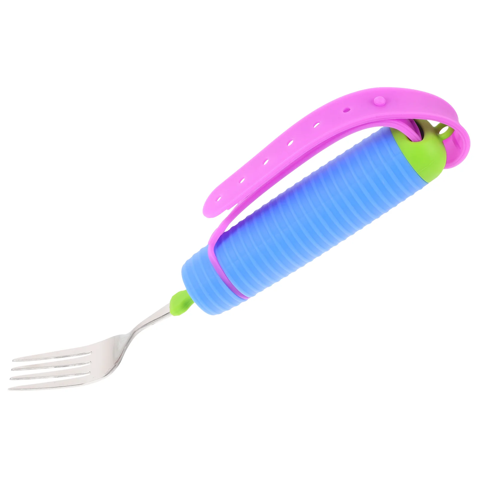 

Elderly Person Eating Fork Forks Portable Adaptive Knife and Anti-skid Disabled Silica Gel Utensils