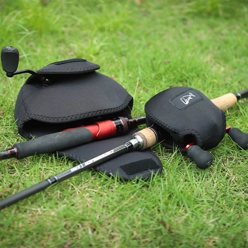 Fishing Reel Bag LINNHUE Portable Waterproof Protective Case Cover For Spinning Reel Baitcasting Drum Storage