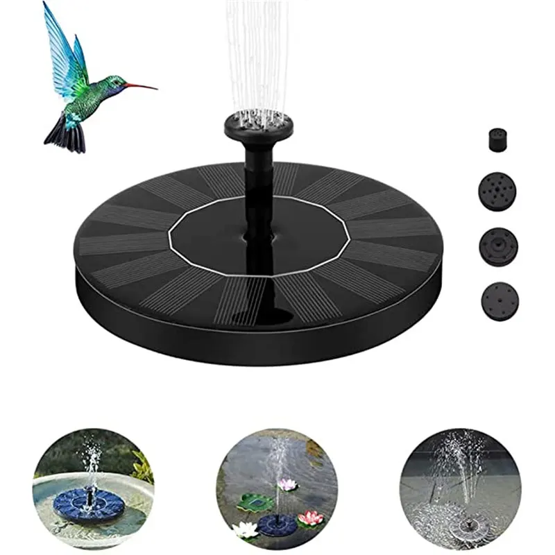 Mini Solar Water Fountain Swimming Pool Patio Garden Decoration Outdoor Decor Summer Solar Pump Decorative Fountains Interiors Solar Fountain