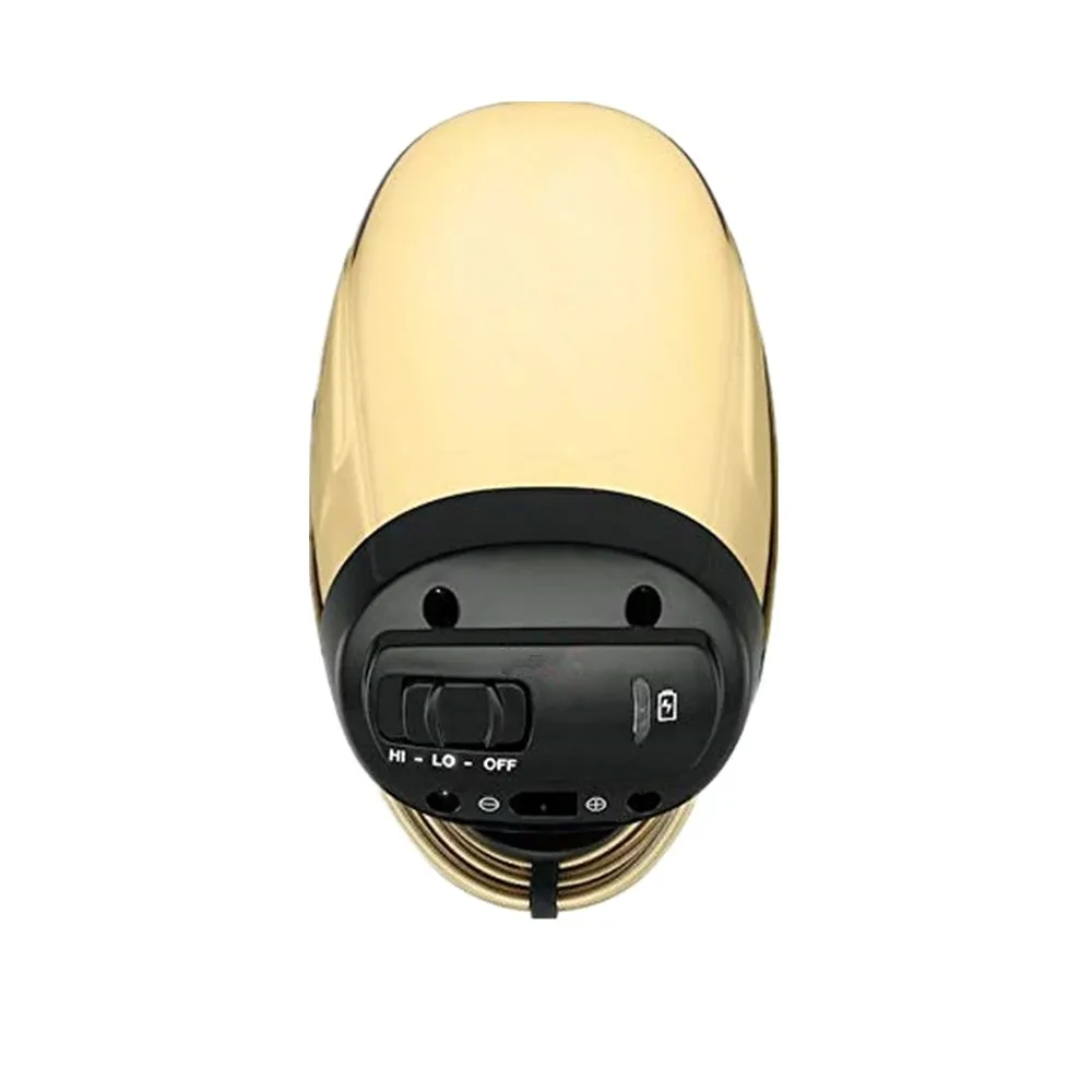 Professional Cordless Metal Handheld Heat Massager Men\'s Barberology Massager USB Charge Vibration Head Massage 2 Massage Nodes