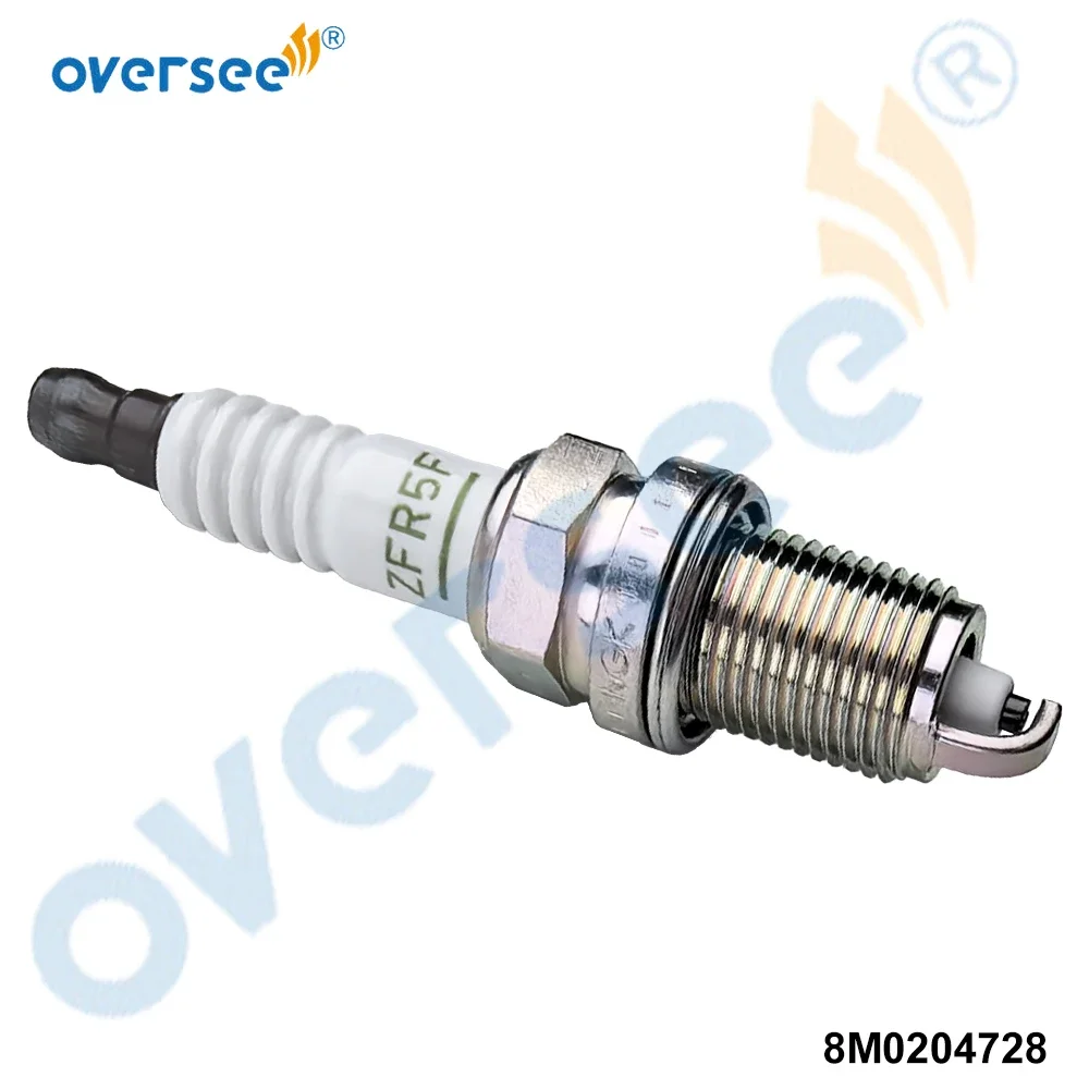 Spark Plug ZFR5F for Mercury EFI 4-Stroke Outboard Engine 65-150 HP Parts 8M0204728 (Original)