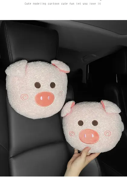 Auto Bär Schwein Kopfstütze kuscheliges Kuschelkissen - .de