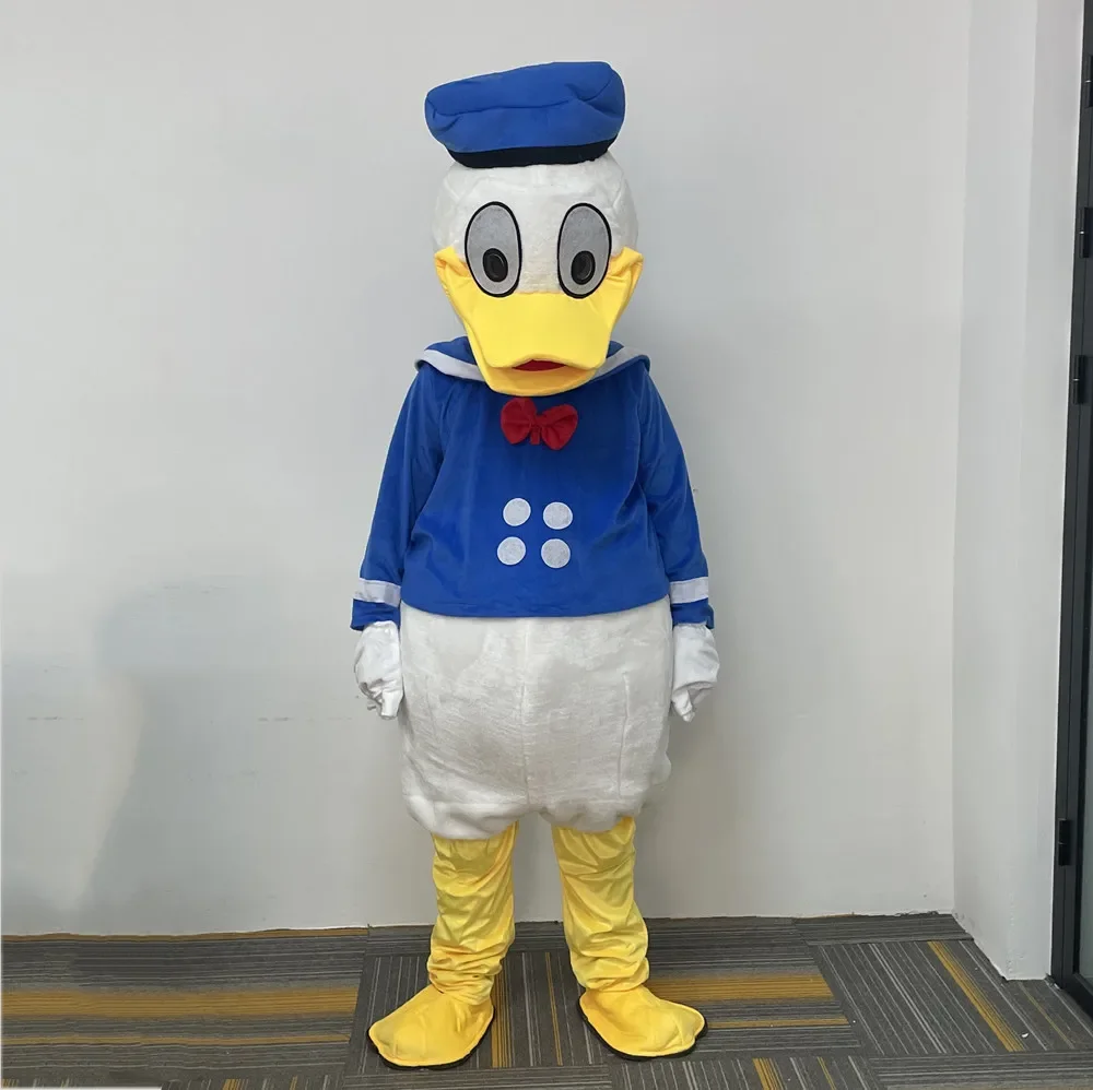 Cosplay Donald Duck Boy and Daisy Duck Girl Cartoon character costume Mascot Advertising Fancy Dress Party Animal carnival prop mascot costume