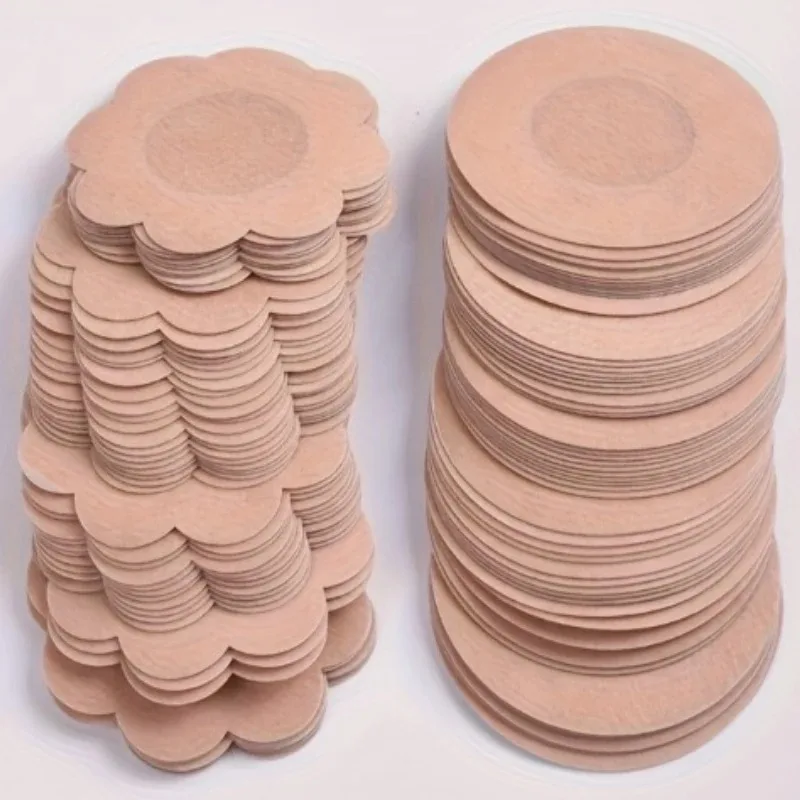 2-500pcs Disposable Breast Patchs Anti Convex Point Invisible Breathable Anti Allergic Chest Patch Sling Anti Glare Patchs 4