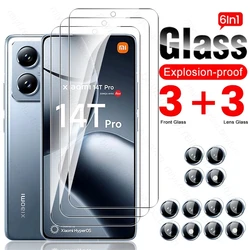 8 - in - 1 Tempered Glass Case with Camera Lens and Screen Protector for Xiaomi 15T (6In1 3Front 3Lens)