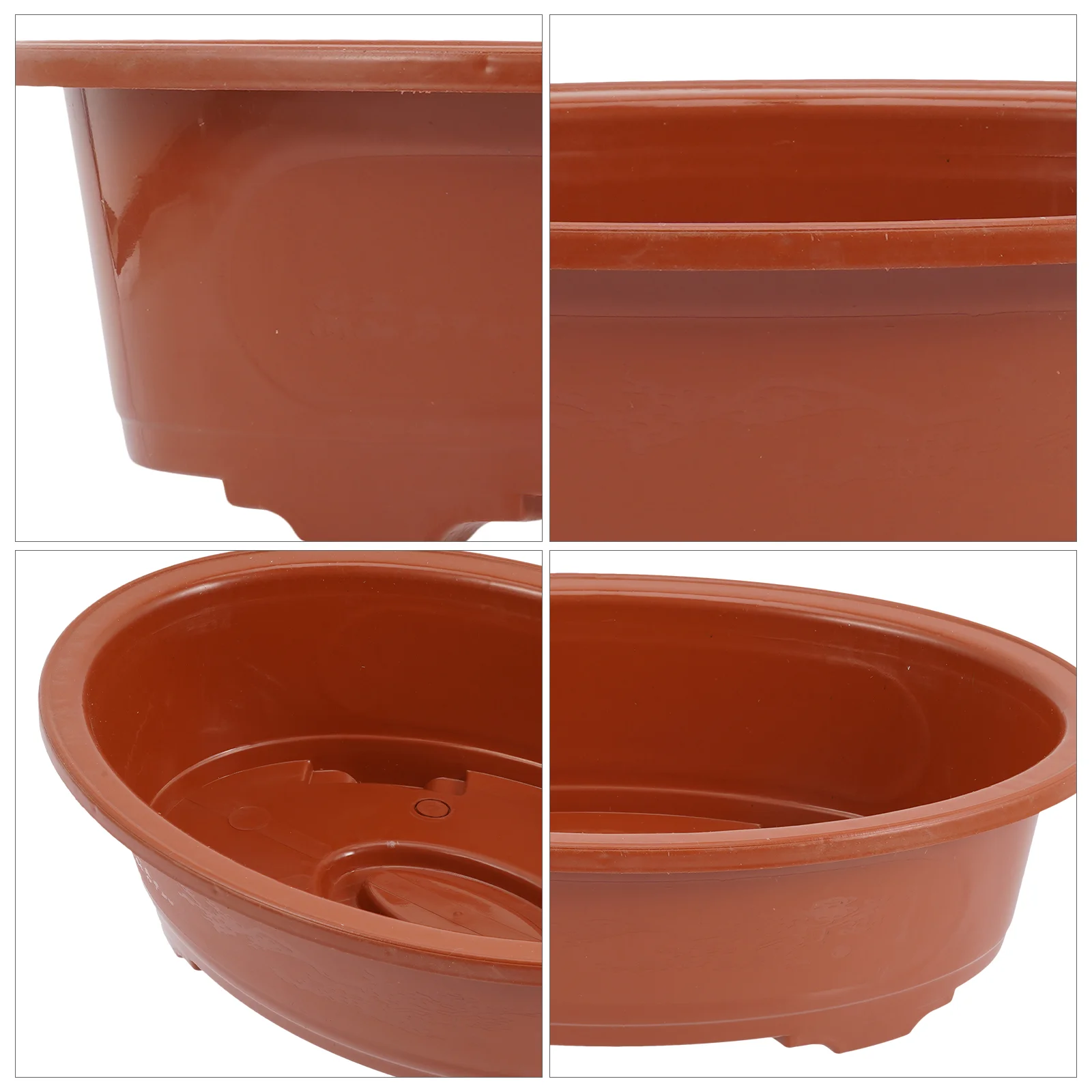 4 Pcs Flower Pots Outdoor Plants Plastic Home Bonsai Indoor Planter Flowerpots Cactus Succulent Planting Household Large