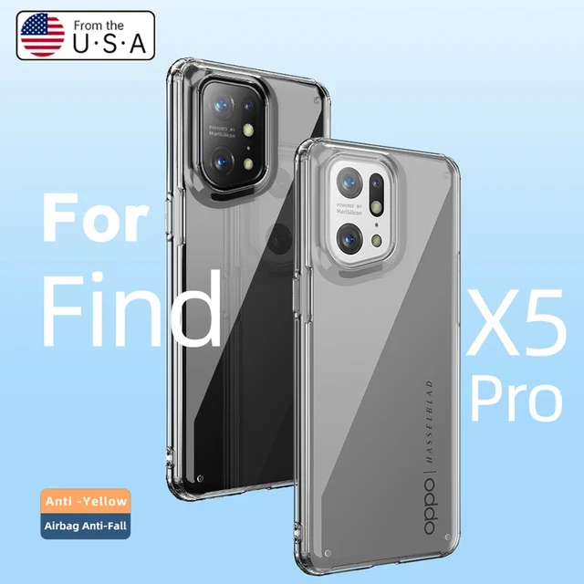 Funda Original de fibra de carbono para OPPO Find X5 Pro, cubierta  protectora de aramida de Kevlar ultrafina para Find X5 - AliExpress