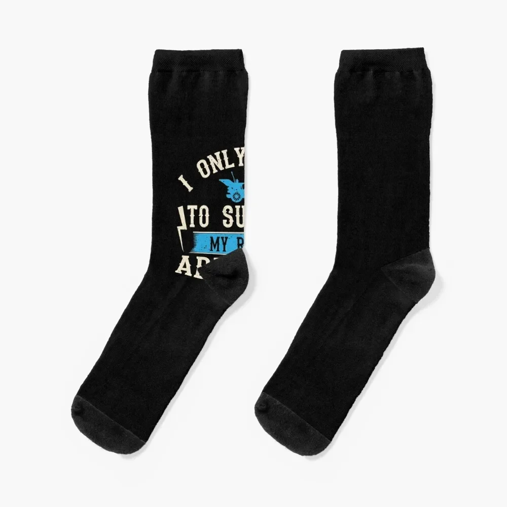 

I Only Work To support my RC Car Addiction Socks warm winter japanese fashion Woman Socks Men's