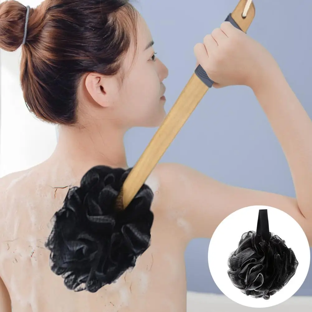 

Bath Sponge Set Luxurious Bath Loofah Sponge Set for Smooth Skin Rich Lather Non-slip Handle Easy to Hang for Shower for Skin