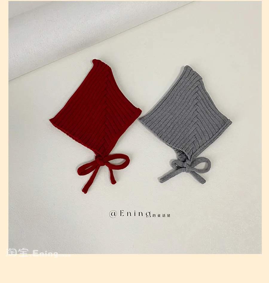 Christmas Red Baby Elf Hat Autumn Winter Baby Boys and Girls Babies Knitted Wool Cute Ear Hat Caps 3 months to 2 years old