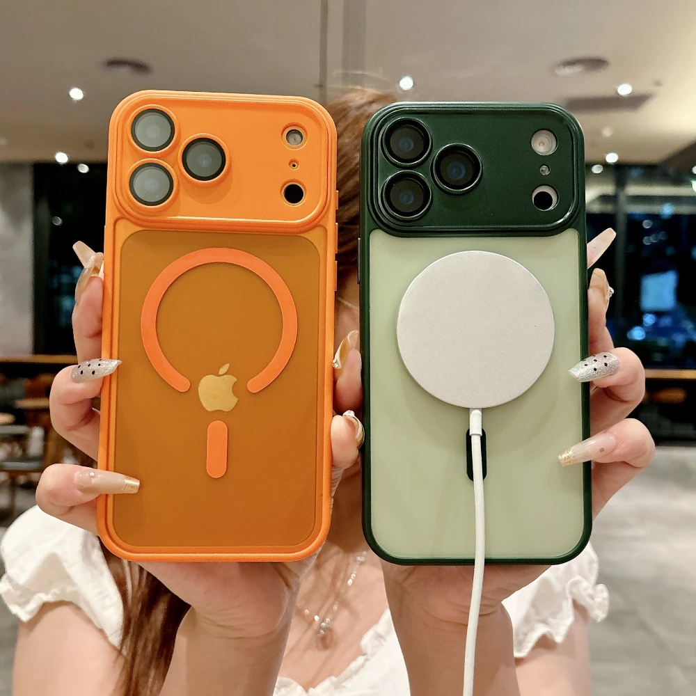 Luxury Matte Magnetic Shockproof Phone Case - Premium Armor Cover