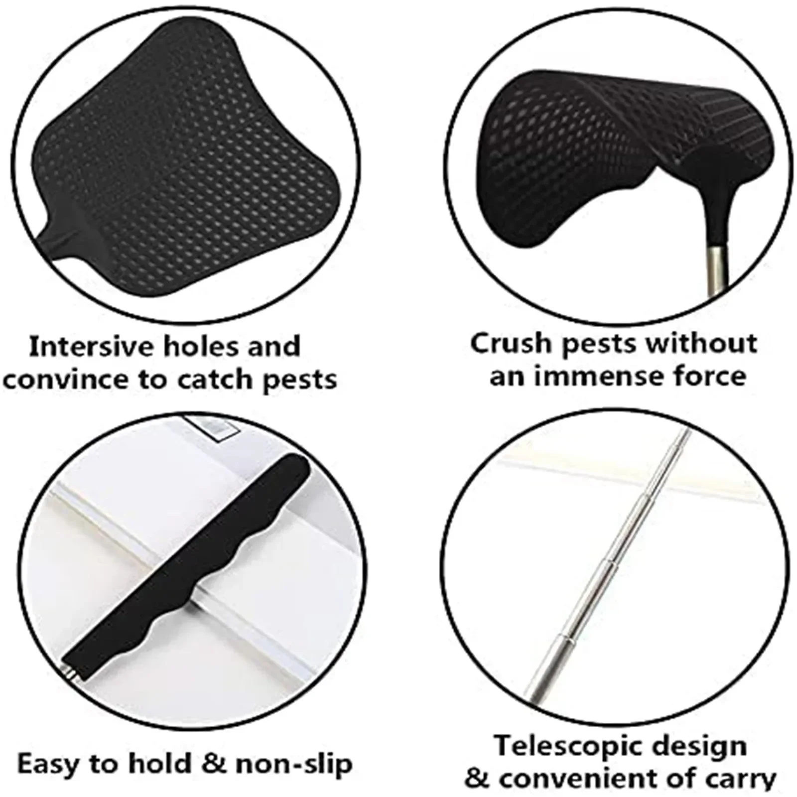 Telescopic Fly Swatter Mosquito Repellent Tool