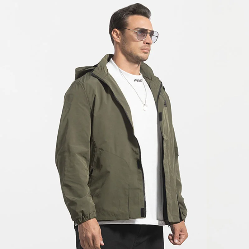 Waterproof Men's Windbreaker Motorcycle Jacket Varsity Jackets Parkas Male Coat Long Winter Jakets Military Man Luxury Clothing
