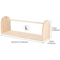 Premium Wooden Yarn Ball Holder - Elegant Storage for Knitting & Crochet Supplies (L - 1Pcs)