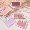 Smart, clear, monochrome blush matte, natural whitening, brightening cheeks, purple nude makeup, fine flash rouge 3