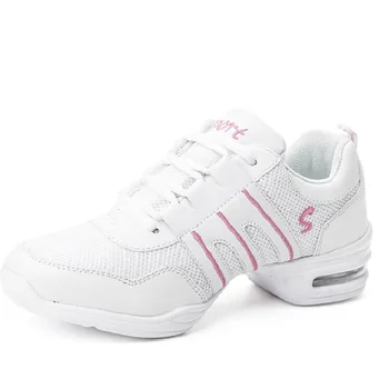 Sneakers Women Sports Feature Soft Out Sole Breath Dance Shoes Woman Practice Shoes Modern Dance Jazz Shoes Heels for Women 1