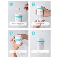 1 Pc Milk Powder Box Detachable Accessories Only Suitable For Baby Bottle Universal Size Rotating To Drop Milk Powder 2