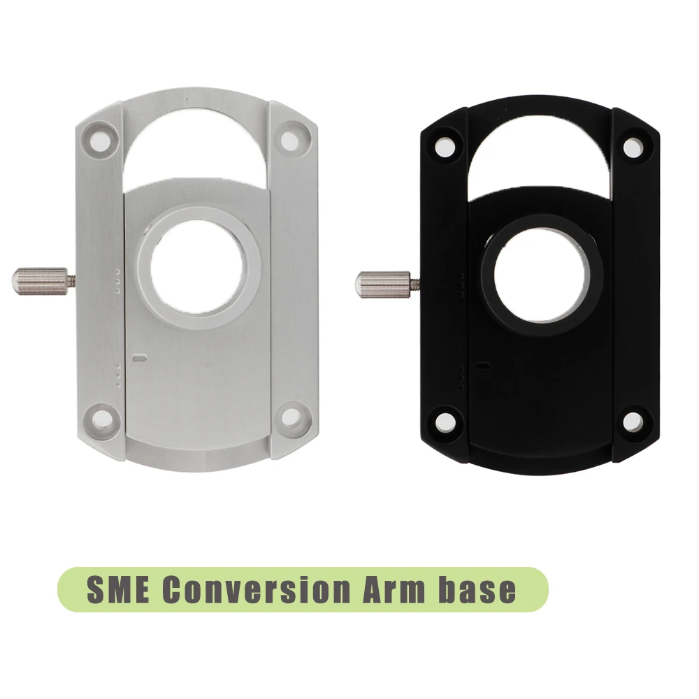 Metal Phono Tonearm SME Conversion Arm Plate Seat Dedicated Parts Inner Hole 20mm Replacement for LP Turntable Disc Vinyl R L6U7