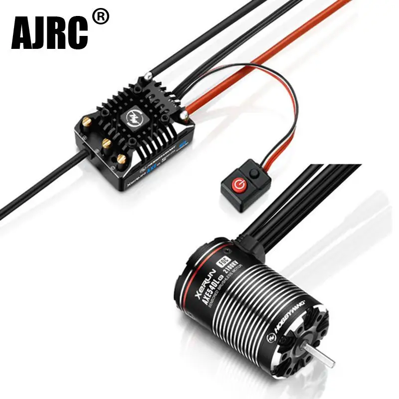 

Hobbywing Axe R2 водонепроницаемые 550 540l сенсорные бесщеточные моторы Esc для 1/10 Rc Car Crawler Traxxas Trx4 Trx6 Axial Scx10 90046