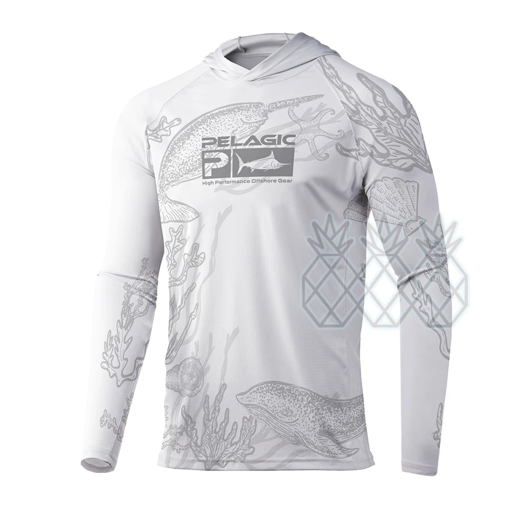 Pelagic Men's Fishing Jersey Tops Long Sleeve Performance Shirts Sun UV  Protection Fishing Hoodies Clothing Camiseta De Pesca - AliExpress