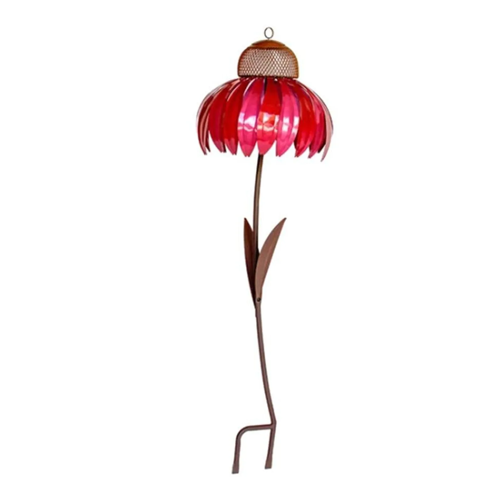 Bird Feeder Sensation Coneflower Wild Bird Feeder Gazebo Hummingbird Pink Detachable Lotus Shaped