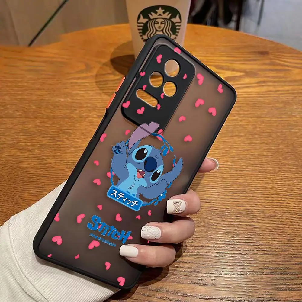 thumbnail image 1 of Matte Case for Redmi A1 K50 K40 GAMING K30 K20 10X 10C 10 9C 9T 9A 9 8 7 PRO 4G 5G Case Funda Coque Lilo & Stitch Cartoon Anime, 1 of 5
