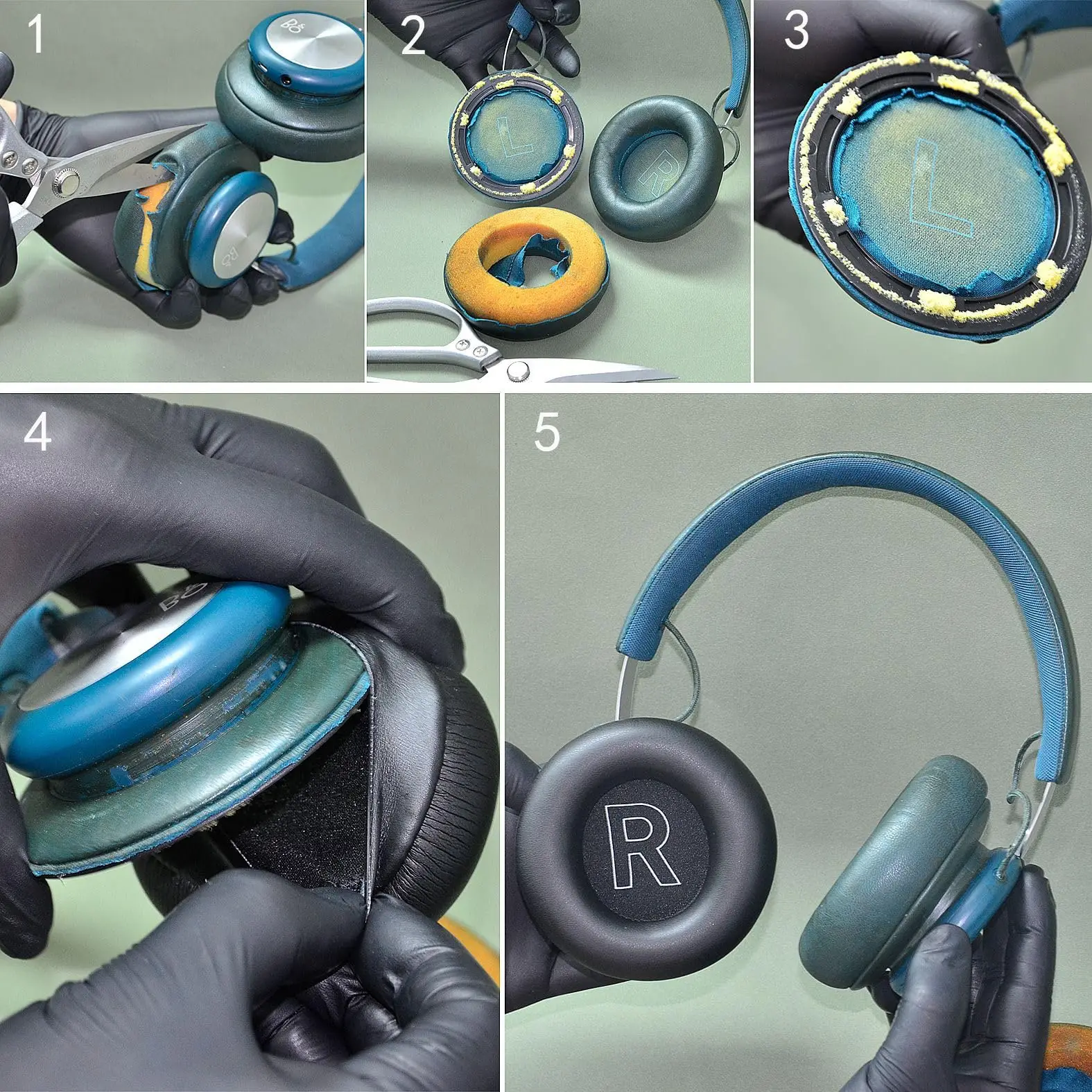 Replacement Ear Pads for B&O beoplay H4, H6, H7, H9, H9i, HX H9 gen 3 Headphones Ear Cushions