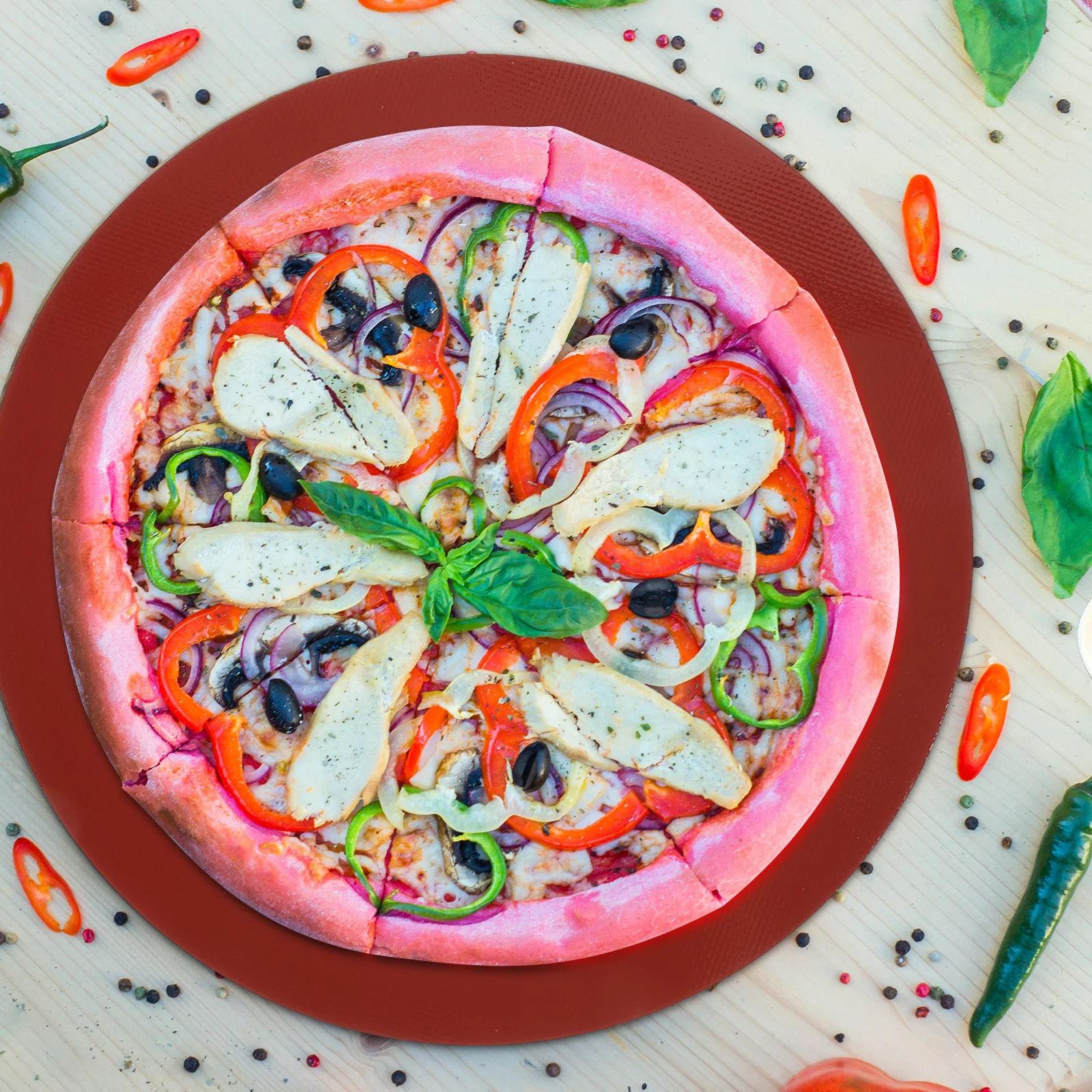 

Oven Baking Mat Silicone Round Baking Pads Pizza Non-stick Heat Resistance Biscuit Baking Liners Kitchen Bakeware Accessories