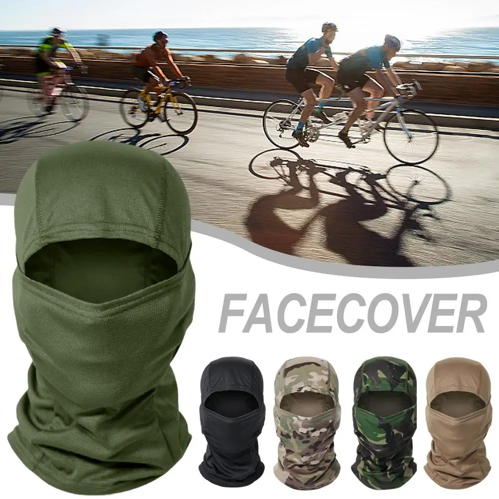 Balaclava Full Face Mask Cover Cycling Airsoft Hunting Hat Camouflage Balaclava Scarf Summer Sun Protection Cycling Cap balaclava mask